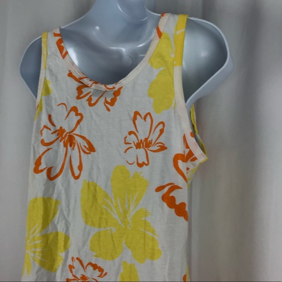 NY & Co. Cotton knit embellished tank top M - Picture 6 of 12